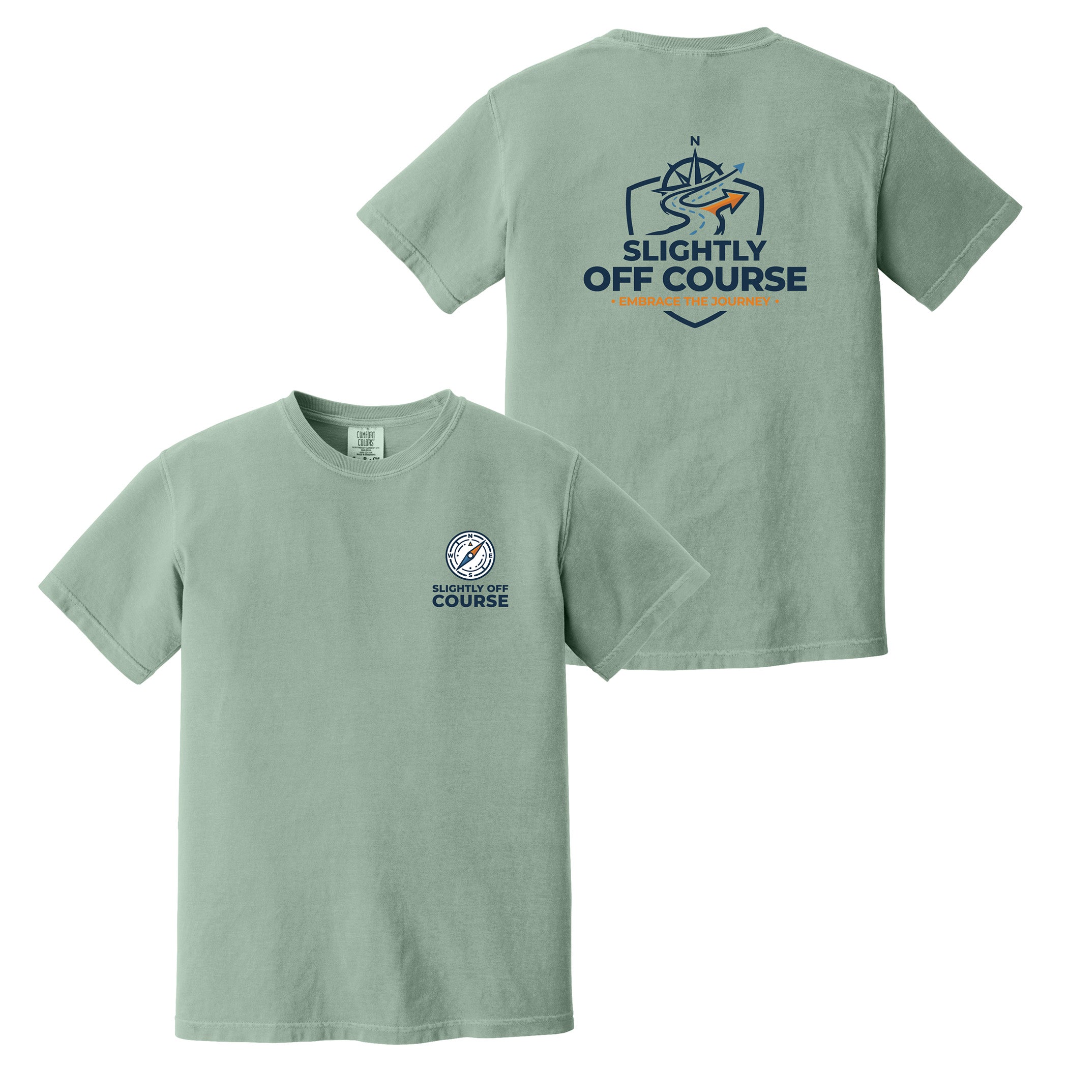 Slightly Off Course - Heavyweight Ring Spun Tee