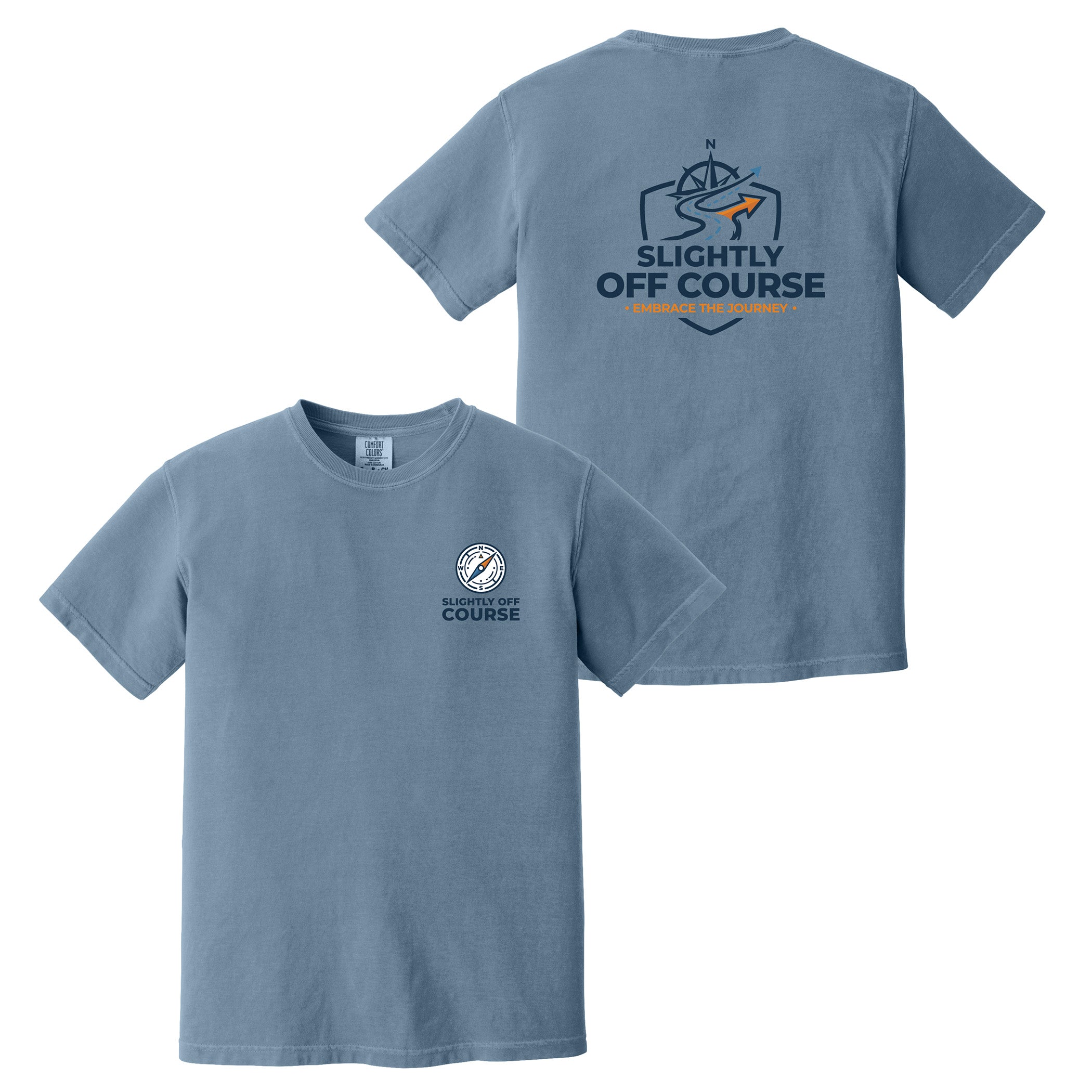 Slightly Off Course - Heavyweight Ring Spun Tee