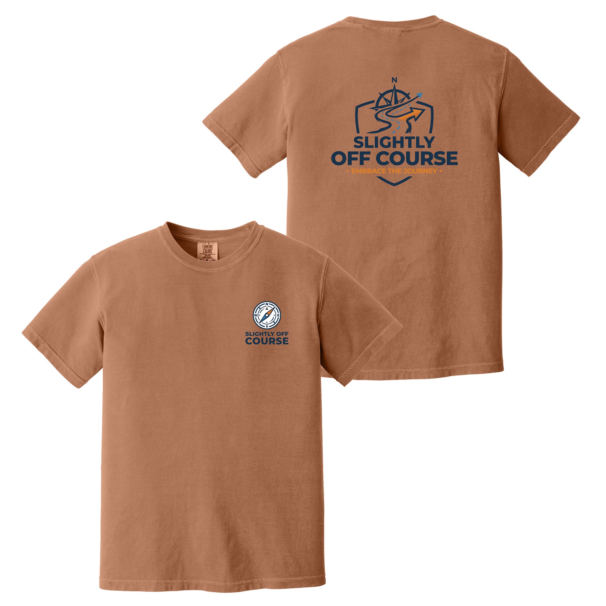 Slightly Off Course - Heavyweight Ring Spun Tee