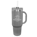 Slightly Off Course - 40 oz. Travel Mug with Snap Lid & Straw